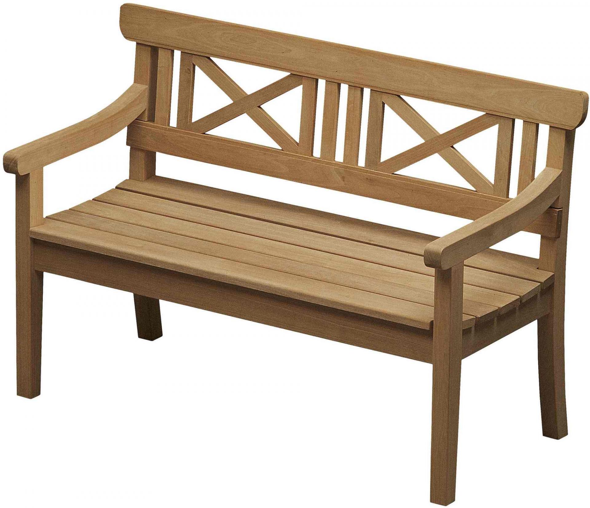 Drachmann Bank aus Teakholz von Skagerak by Fritz Hansen, ideal für Garten und Terrasse.